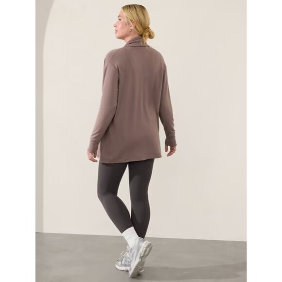 Athleta M Pranayama Restore Wrap Small Smoky Rose - Picture 2 of 6